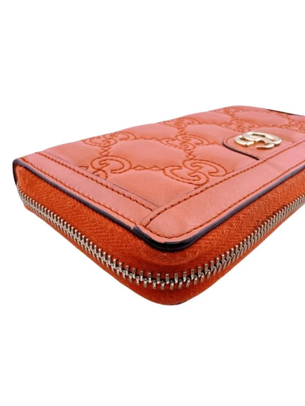 Gucci Zip Around GG Matelasse Wallet